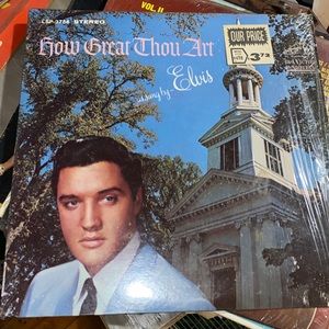 Elvis How Great Thou Art Gospel Vinyl Record